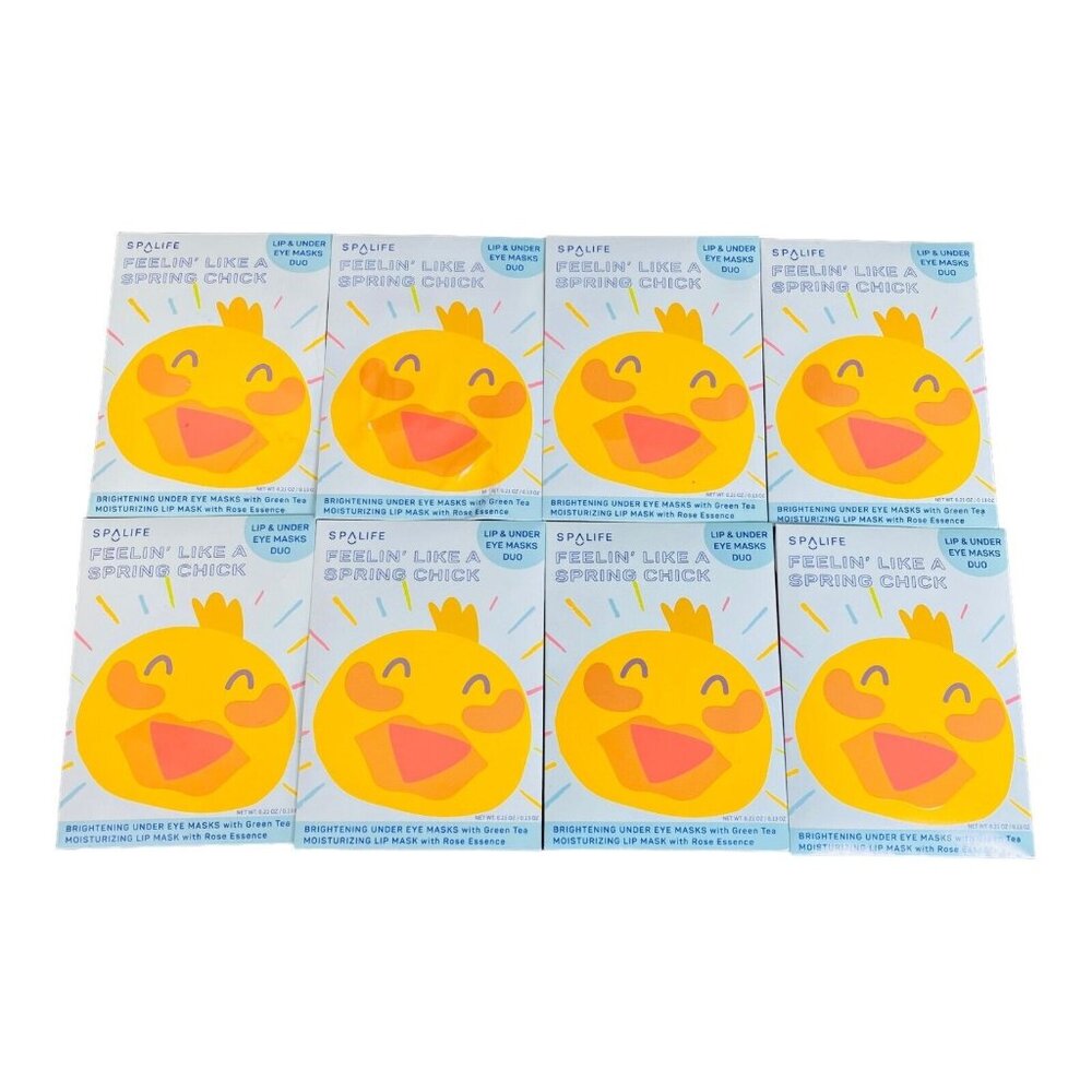 SpaLife Feelin Like A Spring Chick Lip & Under Eye Masks Duo 8-Pk